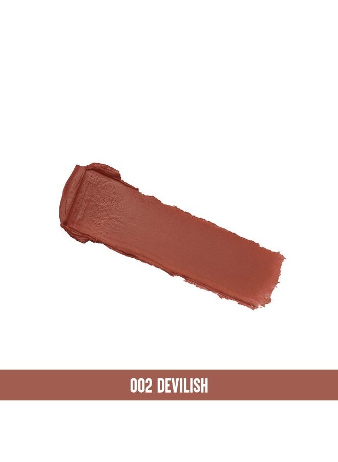Colorbar Matte Lipcolor, Rust, 3.5 g | Lightweight formulation| Luxurious matte finish| Long-lasting, smudge-proof, and transfer-proof - Image 3